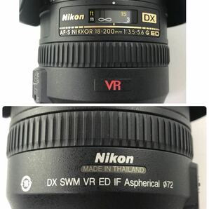 1000円〜■★通電確認のみ★ Nikon ニコン D40X デジタル一眼レフ AF-S DX NIKKOR 18-200mm 1:3.5-5.6 G ED ★okoy-2638786-155★p6204の画像9