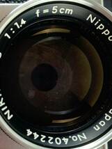 1000円~■★動作未確認★Nikon ニコン フィルムカメラNIKKOR-S 1:1.4 f=5cm 現状品★okoy2689100-334★t9225_画像8