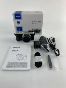 1000 иен ~#* электризация проверка только *OLYMPUS Olympus STYLUS SH-3 компактный цифровой фотоаппарат с коробкой текущее состояние товар *okoy2671163-333*t9281