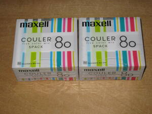 【未開封品】 maxell COULER 80 / マクセル クーレ 80分 MD 5枚パック×2個 計10枚