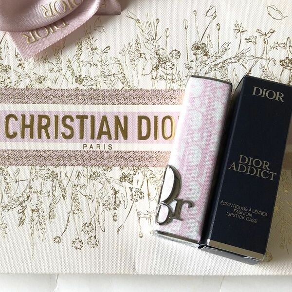 Dior ディオール リップケース ピンクオブリーク
