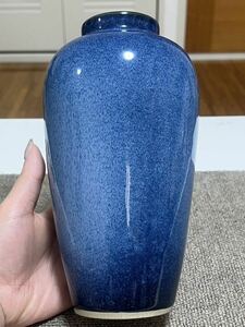中国美術 釉 50年代 輸出品花瓶 花器 壺 陶器 花入れ 花入 フラワーベース 