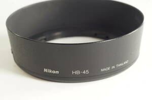 iaS★上質美品★NIKON HB-45 NIKKOR 18-55mm F3.5-5.6G VR 18-55mm F3.5-5.6G ED Ⅱ ニコン レンズフード HB-45 　