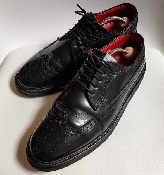  REGAL Shoe&Co. リーガールシューアンドカンパニー　25.5cm 革靴 黒 ブラック ウィングチップ 