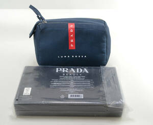 prdp11n new goods unused genuine article PRADA Prada [LUNA ROSSA] Novelty pouch 