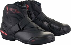 US 9 / EU 41 - ブラック/ピンク - ALPINESTARS アルパインスターズ 女性用 Stella SMX-1R V2 ブーツ