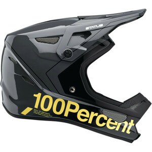 Sサイズ - カービー/チャコール - 100% Status カービー 自転車用 ヘルメット