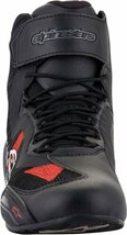 US 9.5 - ブラック/グレー/レッド - ALPINESTARS アルパインスターズ Faster-3 Rideknit シューズ_画像3