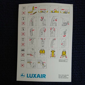 安全のしおり 廃棄品 SAFETY INSTRUCTIONS Safety card