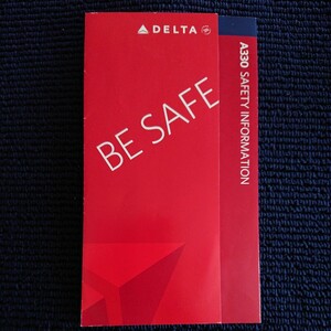 安全のしおり 廃棄品 SAFETY INSTRUCTIONS Safety card DELTA