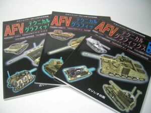 YH43 AFVテクニカルグラフィックス 3冊セット グランドパワー別冊