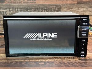 送料無料！アルパイン VIE-X007W-B ★No.126★メモリーナビ★フルセグ　カーナビ★ALPINE CAR NAVIGATION SYSTEM ★