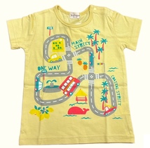 ★即決★新品タグ付 kid's zoo キッズズー★車とバスのプリント 半袖Tシャツ★ベビー 90cm 1-2才目安 ￥2970_画像2