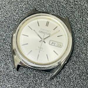 【SEIKO】セイコー 5 ACTUS SS 23石 JEWELS 6106-7520 自動巻き デイデイト シルバー メンズ 腕時計 ★