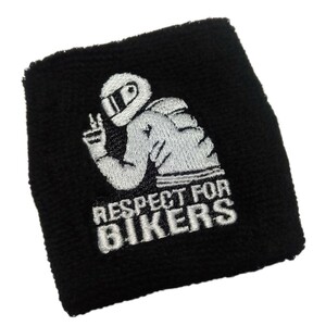 ブレーキ マスターシリンダー カバー 別体 タンク カップ バンド バイク用 リストバンド ブレーキオイルタンクカバー RESPECT FOR BIKERS