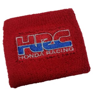 汎用 ブレーキ マスターシリンダー カバー 別体 タンク バンド カップバンド ブレーキオイルタンク カバー HRC ホンダ HONDA 赤 レッド 