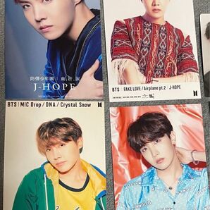 4枚 jhope BTS 公式 生写真 FAKE LOVE/Airplane pt.2 Lights/Boy 付属 特典