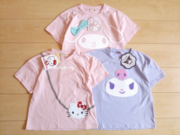 子供服Sanrio*半袖Ｔシャツ*送料無料キッズ*春夏サンリオ*マイメロちゃんクロミちゃん