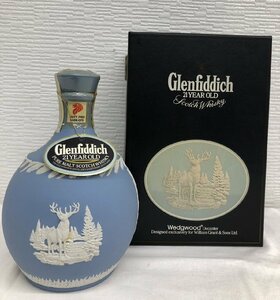 【6x酒04037F】★1円スタート★古酒・未開栓★1本★スコッチ★ウィスキー★Glenfiddich★21年★PURE MALT★陶器ボトル★箱入り