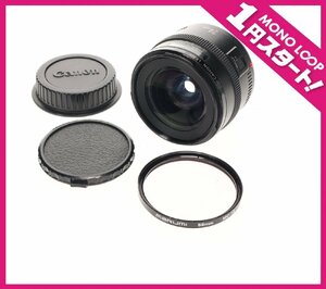 [6sP04003F]*1 jpy start *CANON Canon * lens *24.*1:2.8*EF*Φ58.* cap attaching * single burnt point lens * protector attaching * present condition goods 