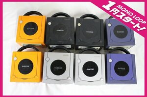 [12yP05046F]*1 jpy start *Nintendo* person ton dou* nintendo *GAME CUBE* Game Cube * body *8 point summarize * game machine * present condition goods 