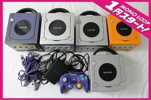 [12yP05054F]*1 jpy start *Nintendo* person ton dou* nintendo *GAME CUBE* Game Cube * body *5 point summarize * game machine * present condition goods 