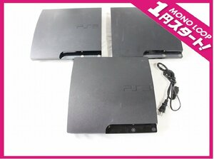 [1yP05057F]*1 jpy start *SONY* Sony *PS3* PlayStation 3* PlayStation 3*CECH-2000A*3000A* body *3 point summarize * game * present condition goods 