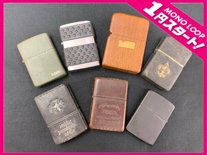 【5OM矢04014F】★1円スタート★ZIPPO★ジッポ★オイルライター★その他★ガスライター★火花/着火未確認★まとめ7本★現状品★ジャンク★