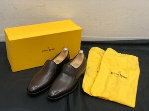 【8SO名04002D】JOHN LOBB★ジョン・ロブ★エドワード★ミュージアムカーフブラウン★6.5インチ★紳士靴★プレステージローファー★革靴