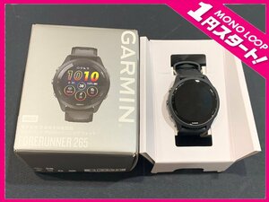 【6MU豊05001C】★1円スタート★GARMIN★ガーミン★FORERUNNER265★フォアランナー★スマートウォッチ★動作確認済★ブラック