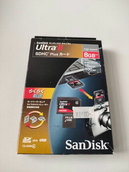 SanDisk Ultra Ⅱ SDHC Plus カード 謎規格のUSB差し込み部分付き