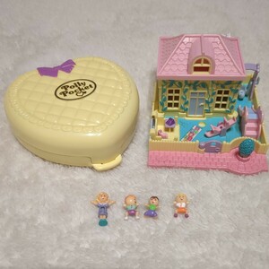 【ポーリーポケット　polly pocket】1994年　ポーリータウンシリーズ　おむかえようちえん/ベビーとひなたぼっこ　ドールハウス　レトロ