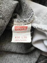 80s】Levi's SilverTab ブラック USA製 w36 l30 90s シルバータブ　リーバイス_画像9
