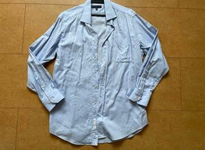 新社会人洗い替え用Yシャツ長袖シャツ41-84スリムモデル水色系柄無地系