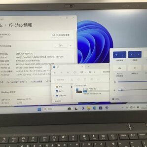 お宝アキバ/中古動作品14日保証 AC付 Wi-Fi カメラ 充電100％7h ThinkPad X1 Carbon 6th 14.0型 Win11P64 i5-8250U メ8 SSD256 梱80 小7804の画像2