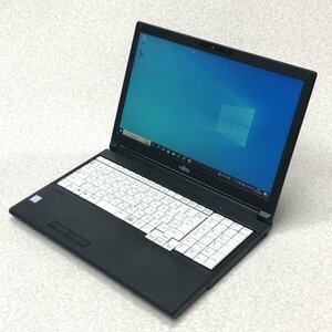 お宝アキバ/中古動作品7日保証 AC付 充電99％2h LIFEBOOK A579/A 15.6型 10Pro64 アプデで11 Core i5-8365U メ8 SSD256 梱100 大0787