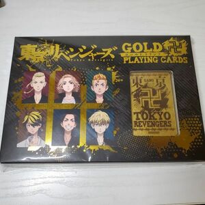 【送レ】未開封 東京リベンジャーズ ゴールドトランプ Tokyo Revengers Playing cards