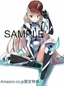 【送ク】未使用 Blu-ray 楽園追放 Expelled from Paradise アマゾン購入特典 描き下ろしイラスト布製ポスター アンジェラ・バルザック