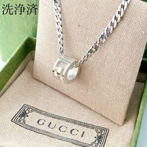 【洗浄済】グッチ GUCCI 925 ネックレス シルバー 997 メンズ レディース アクセサリー