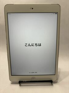 送料無料　美品docomo iPad mini 2 Retina Wi-Fi + Cellular 64GB シルバー 中古 タブレットApple ME832J/A アイパッド　ミニ2