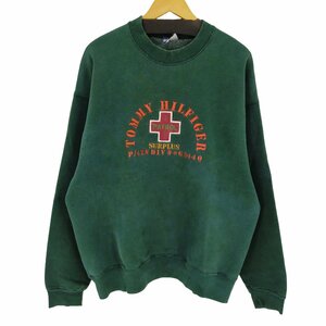 TOMMY HILFIGER(トミーヒルフィガー) 90S クルーネックスウェット ヘビーコットン メンズ 中古 古着 0402