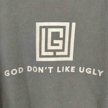 Hanes(ヘインズ) GOD DON'T LIKE UGLY クルーネックスウェット メンズ impor 中古 古着 0757_画像3