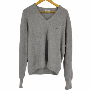 IZOD LACOSTE(アイゾッドラコステ) USA製 Vネック アクリルニット メンズ import： 中古 古着 0234