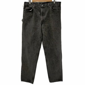 Levis(リーバイス) USA製 550 後染めブラックデニムパンツ メンズ W38 中古 古着 0745