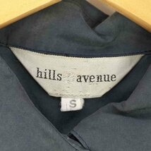 HILLS AVENUE(ヒルズアヴェニュー) 汚れ加工 シルクシャツ レディース import：S 中古 古着 1008_画像6