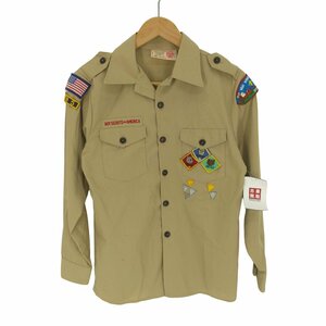 BOYSCOUTS OF AMERICA OFFICIAL YOUTH SHIRT(フルギ) USA製 ボ 中古 古着 1046