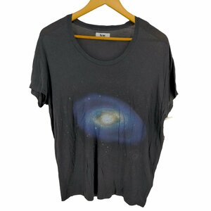 Acne(アクネ) 宇宙プリント Tシャツ レディース import：S 中古 古着 1246