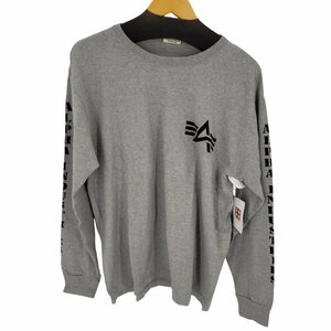 ALPHA INDUSTRIES(アルファインダストリーズ) LONG SLEEVE SIDE PRINT 中古 古着 0143