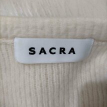 SACRA(サクラ) ウールコットンプルオーバー レディース JPN：38 中古 古着 0347_画像6