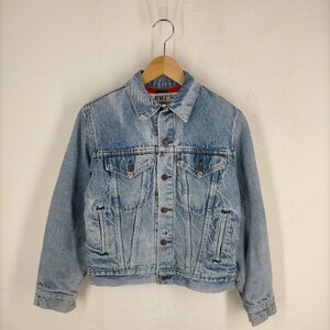 Levis(リーバイス) AUTHORIZED VINTAGE 裏地チェックネル デニムジャケット レディ 中古 古着 0924